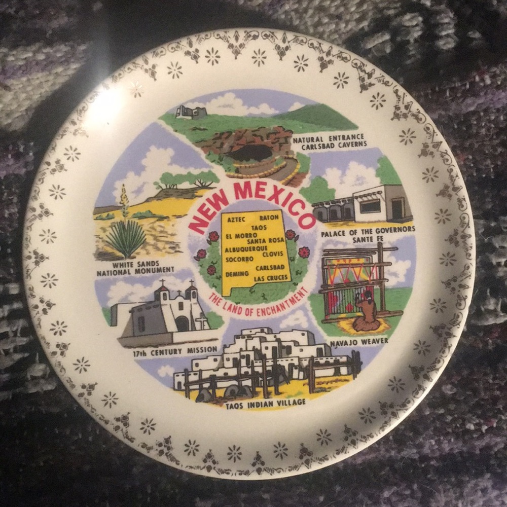 Collectible Plate from New Mexico